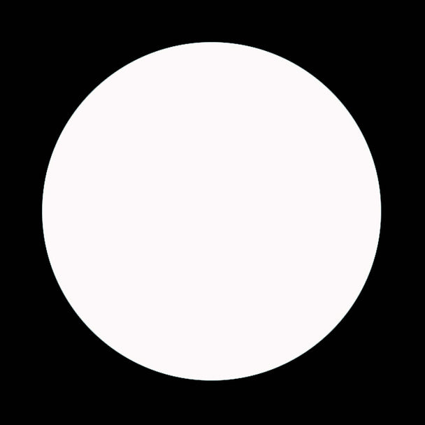 17 mm White Blind