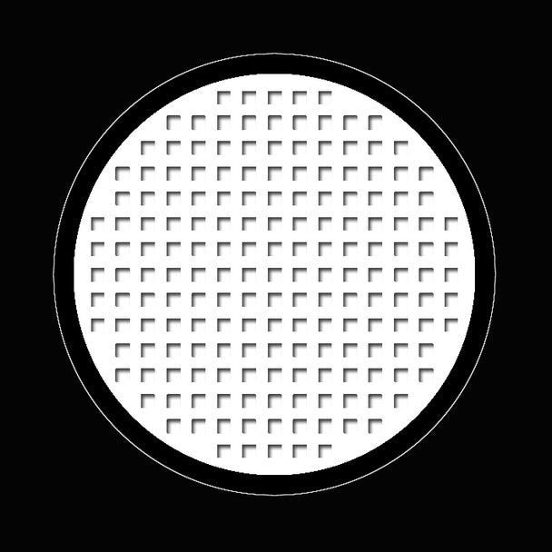 17 mm White Mesh R