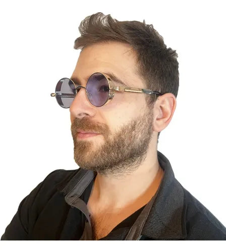 Lentes De Sol Steampunk - Spring - Metálicos - Protección UV 400